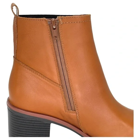 Naturalizer Womens Ankle Boots 10M Verney Cider Spice Waterproof Leather - Picture 8 of 13